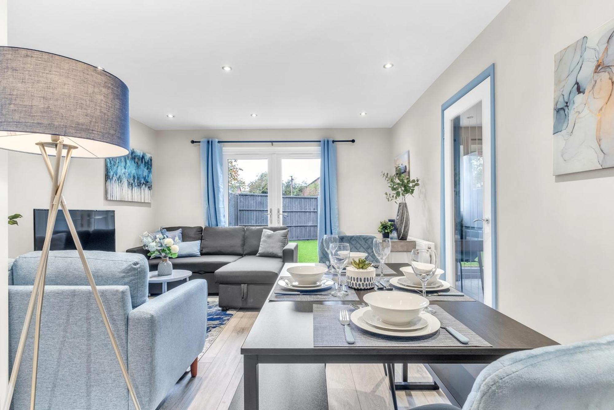 Mk 2-Bedroom Contractor'S Gem, 5 Beds, Sleeps 6, Free Parking Milton Keynes Exteriör bild